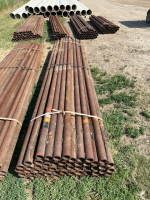One banded bundle of 10 foot six steel pipe