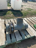 8 inch irrigation pipe with T and butterfly valve