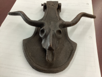 CAST "LONGHORN" DOOR KNOCKER