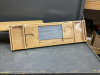 WOOD WALL SHELF & BAMBOO BATHTUB CADDY - 2