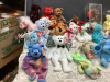 GOOD LIDDED TOTE W/ ORIGINAL BEANIE BABIES - 2