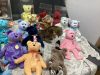 GOOD LIDDED TOTE W/ ORIGINAL BEANIE BABIES - 4