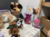 LARGE BOX OF ORIGINAL BEANIE BABIES - INCLUDES PLATINUM MEMBERSHIP BEAR - 2