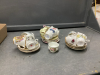 COLLECTION OF (11) TEA CUPS & SAUCERS AND ONE SUGAR BOWL....