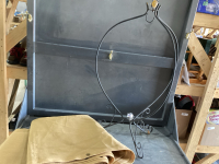 METAL PLANT HANGER + LIGHT WEIGHT TARP