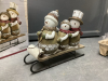RESIN SNOWMAN DECORATION - 2