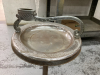 ANTIQUE STAND ASHTRAY - 3