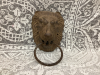 CAST LION HEAD DECOR PIECE