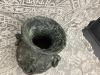 POTTERY VASE W/ RAISED DETAILING - 3