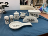 (9) PIECE BERNIE BROWN TABLEWARE