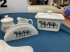 (9) PIECE BERNIE BROWN TABLEWARE - 2