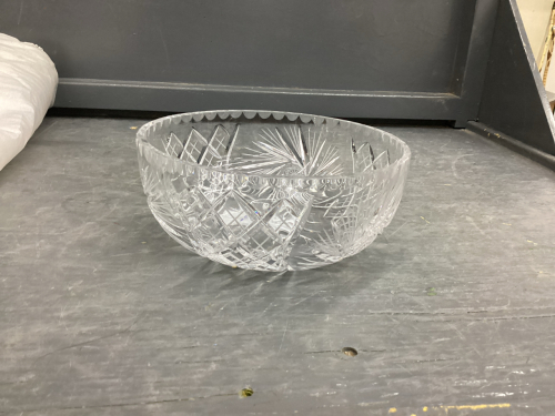 PINWHEEL CRYSTAL BOWL