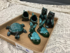 (7) MINIATURE POTTERY/BMP ANIMALS - 2