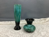 (2) BMP VASES - BOTH STAMPED