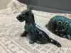 (2) BMP DOGS - SETTER & TERRIER - UNMARKED - 2
