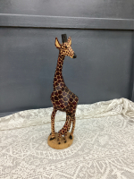 WOOD GIRAFFE W/ BABY