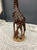 WOOD GIRAFFE W/ BABY - 2