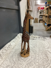 WOOD GIRAFFE W/ BABY - 3