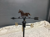 SMALL CAST TABLETOP WEATHERVANE WITH HORSE - 2