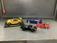 (4) DIE CAST COLLECTOR CARS