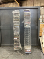 (2) CD HOLDERS WITH ASSORTED CDS