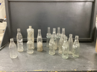 VINTAGE POP BOTTLES - SCONA, CRUSH, COCA COLA, FANTA