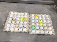 2 FLATS GOLF BALLS