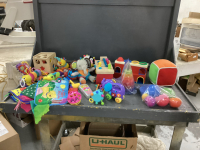 BOX OF BABY TOYS