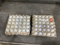 2 FLATS GOLF BALLS