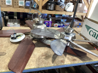 SHELF #13 - 2 CEILING FANS W/LIGHTS