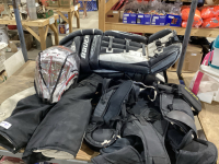 SHELF #1 - HOCKEY EQUIPMENT - GOALIE