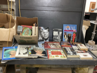 (2) BOXES OF BOOKS & MAGAZINES - ROYAL FAMILY AND NOVELS