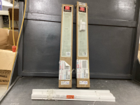 (2) WHITE MINI BLINDS -