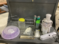 JUICEMAN JUICER + BOX MISC ITEMS