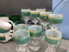 BOX & BUCKET OF DISHWARE - 2