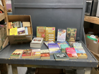 (2) BOXES OF BOOKS - HARD & SOFT COVER