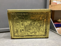 VINTAGE BRASS CONTAINER