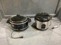 BETTY CROCKER STEAMER/RICE COOKER + HAMILTON BEACH SLOW COOKER