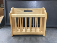SOLID WOOD MAGAZINE RACK