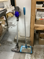DYSON STICK VACUUM AND BISSELL CARPET SWEEPER