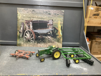 VINTAGE JD TRACTOR & IMPLEMENTS