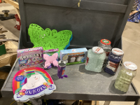 BOX OF CRAFT SUPPLIES