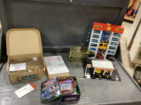 BOX YUGIOH CARDS & TINS, GNOME ON THE ROAM, AUTO PARK & SERVICE STATION