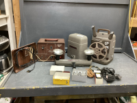 CONN STROBO TUNER AND BELL & HOWELL REEL TO REEL PROJECTOR