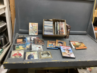 SMALL BOX OF CD'S AND WESTERN DVD'S