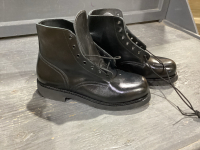 BLACK BOOTS W/HARD TOE- MADE IN CANADA