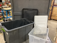 2 TOTES W/LIDS