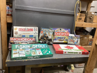 ASSORTMENT OF GAMES AND A PUZZLE