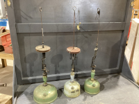 3 ANTIQUE COLEMAN KEROSENE LANTERNS