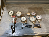 SOUR GAS GAUGES, MULTI TOOL + 3 GLAD HANDS (SCREWED TOGETHER)